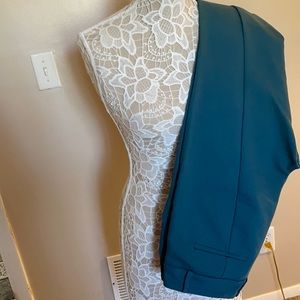 Loft Modern Skinny Ankle 12P in Aqua Blue